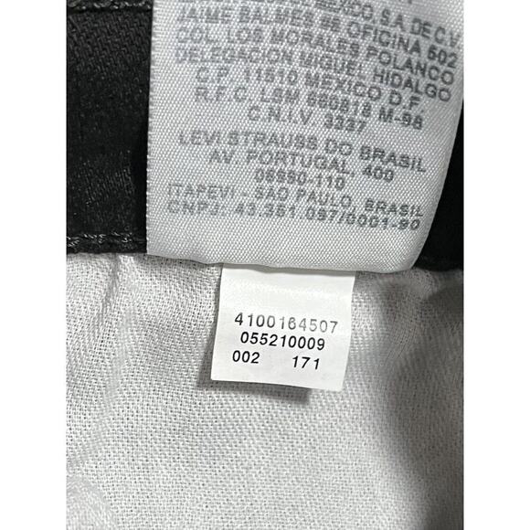 Levi’s 505 Regular Tapered Leg Jeans Size 36x30 Black Zip Fly Men’s NEW - Picture 7 of 8